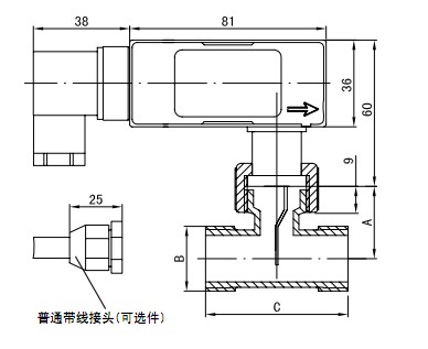 流量開關(guān)結(jié)構(gòu)示意圖